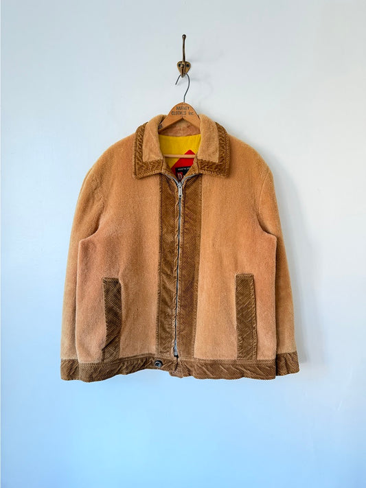 70's Diamar Sport Fleece Corduroy Zip Up Jacket
