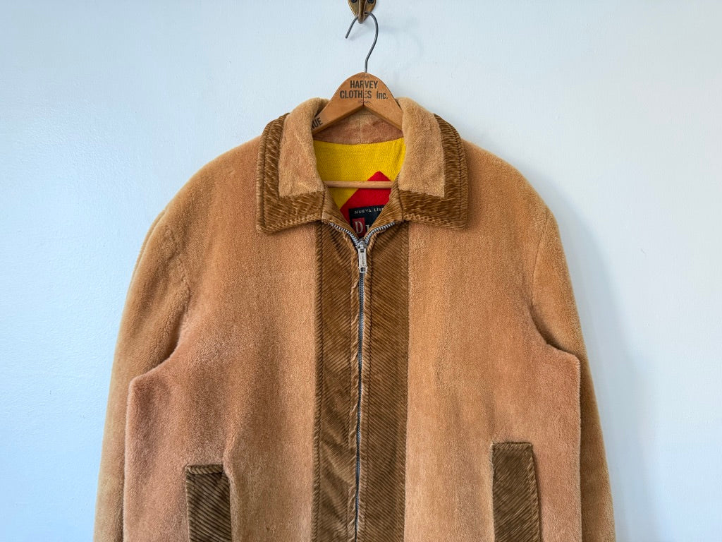 70's Diamar Sport Fleece Corduroy Zip Up Jacket
