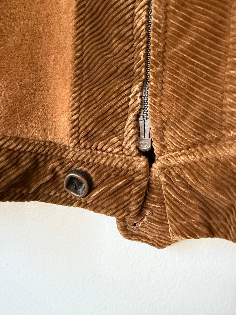 70's Diamar Sport Fleece Corduroy Zip Up Jacket