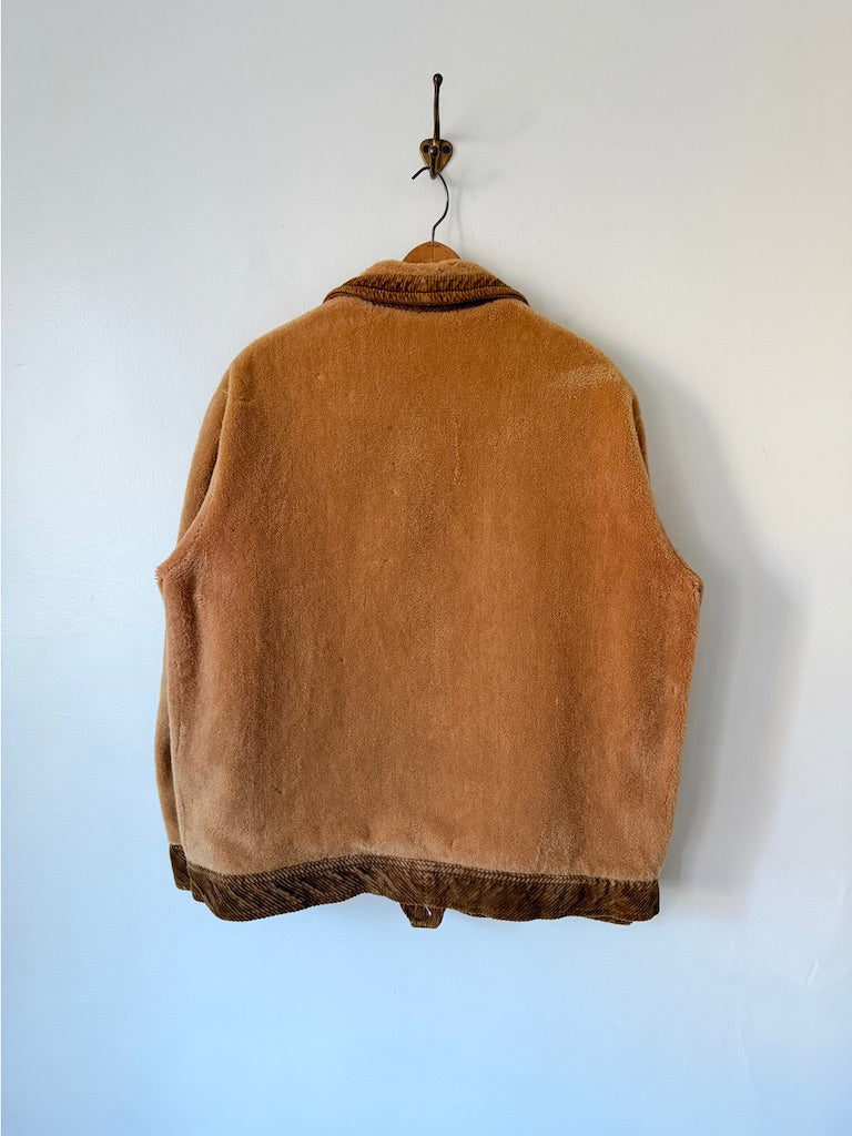 70's Diamar Sport Fleece Corduroy Zip Up Jacket