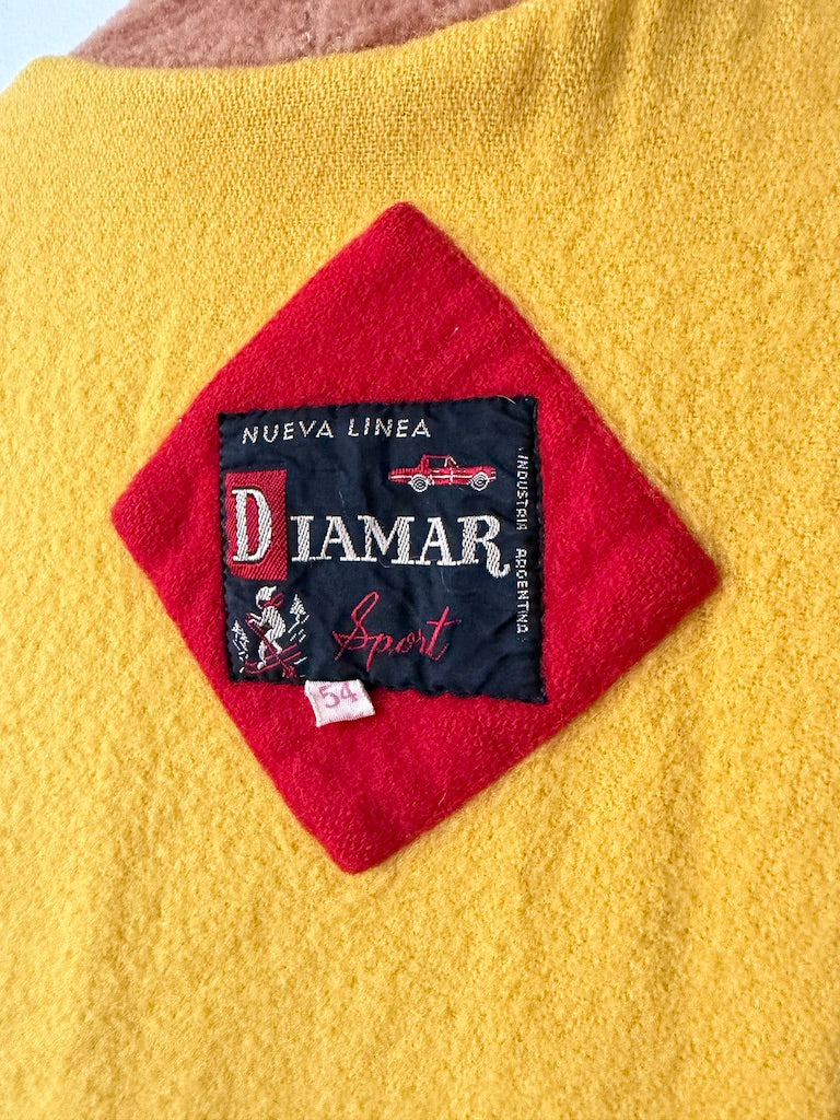 70's Diamar Sport Fleece Corduroy Zip Up Jacket