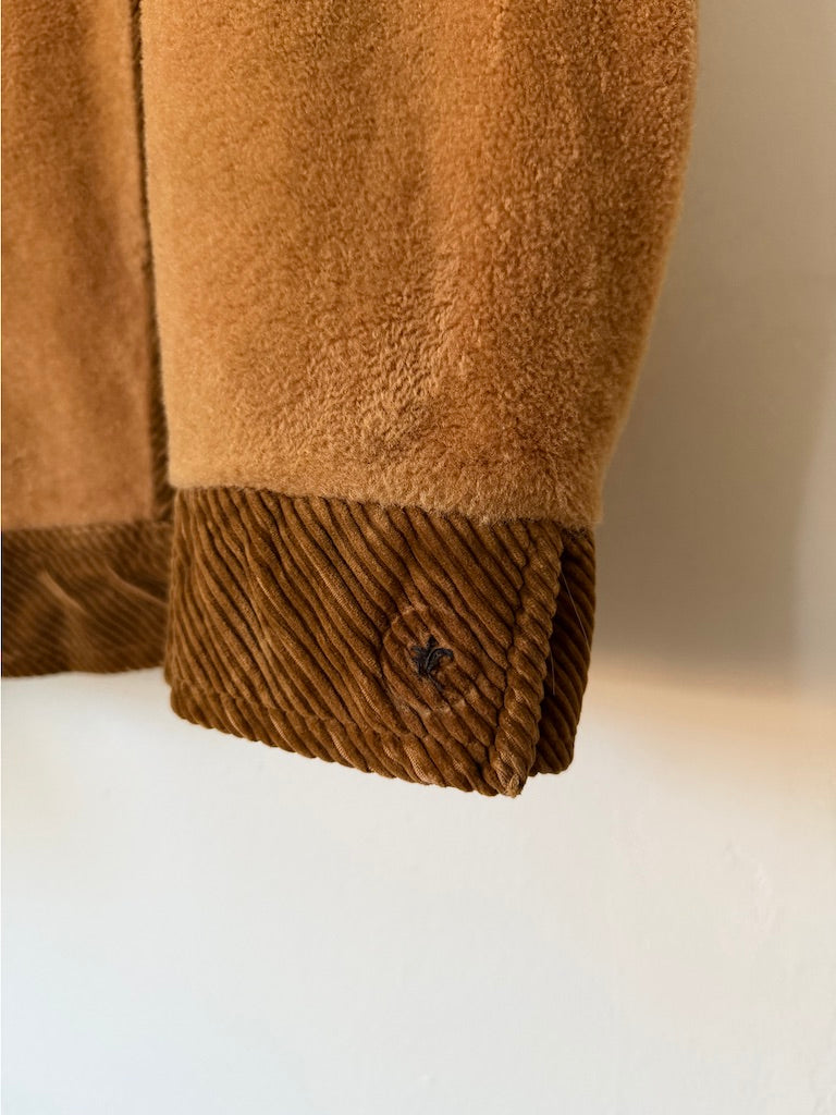 70's Diamar Sport Fleece Corduroy Zip Up Jacket