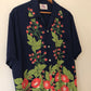 40's Duke Kahanamoku Floral Printed Hawaiian Shirt