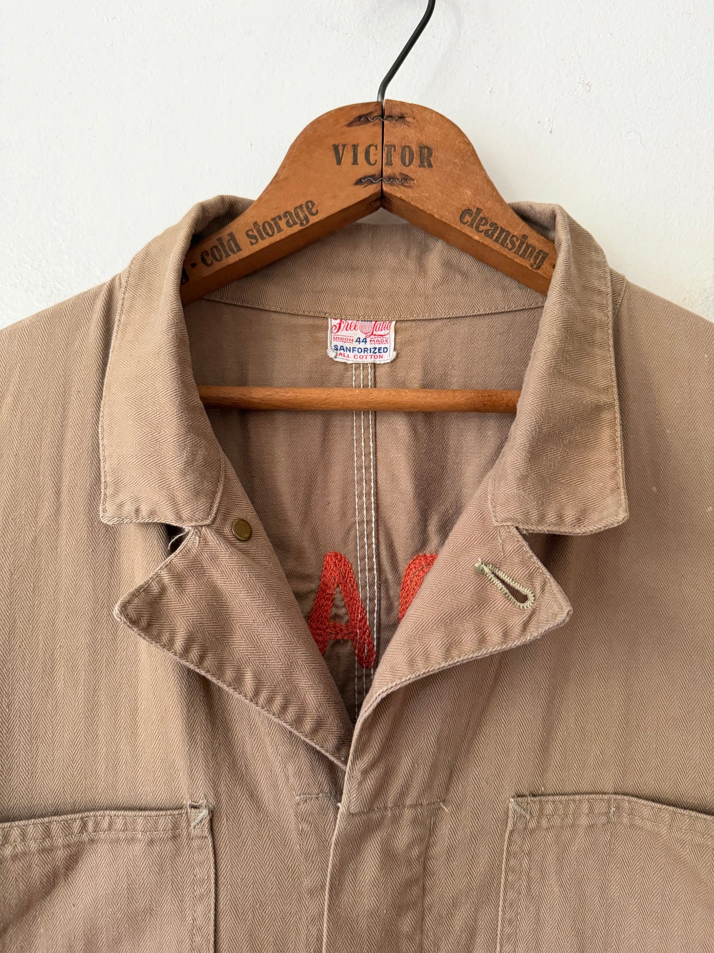 50's Freeland Houdaille Consruction HBT Coverall