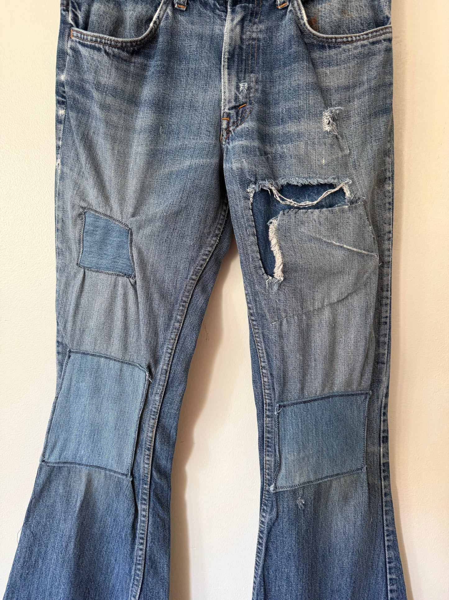70's Levi's Orange Tab Big E Bell Bottom Jeans