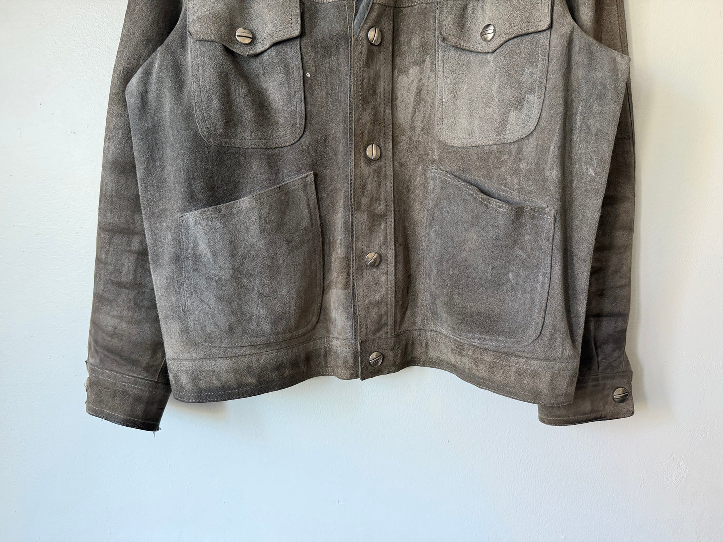 80's Suede Leather Reversible Moto Jacket