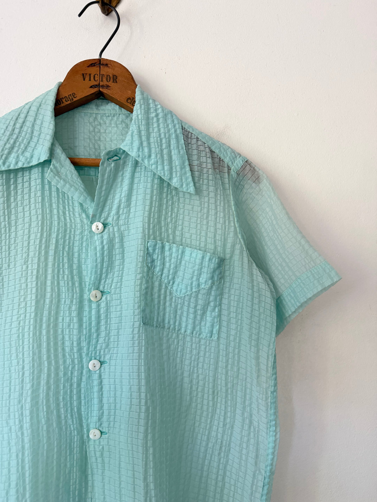 60's Nylon Sheer Shirt