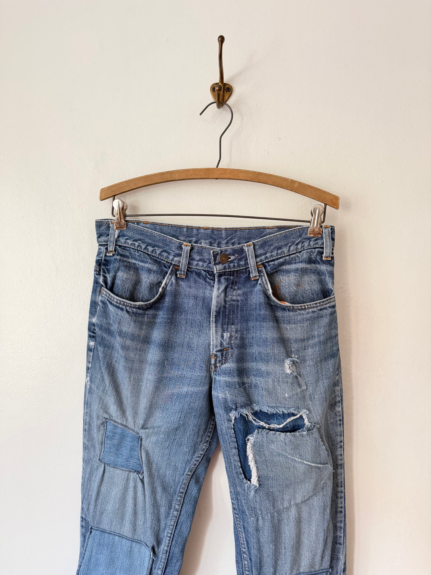 70's Levi's Orange Tab Big E Bell Bottom Jeans