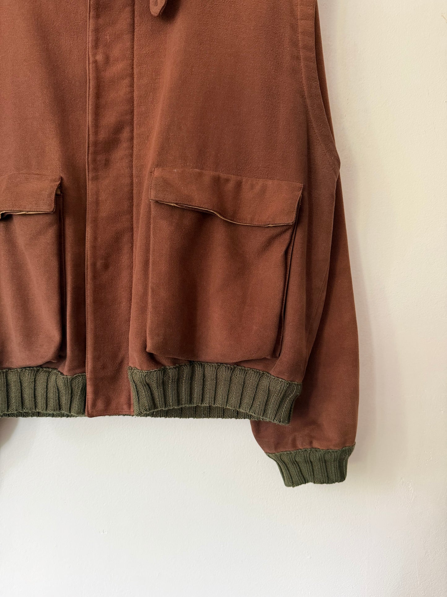 80's Rafael Bill Kaiserman Italian Bomber Jacket