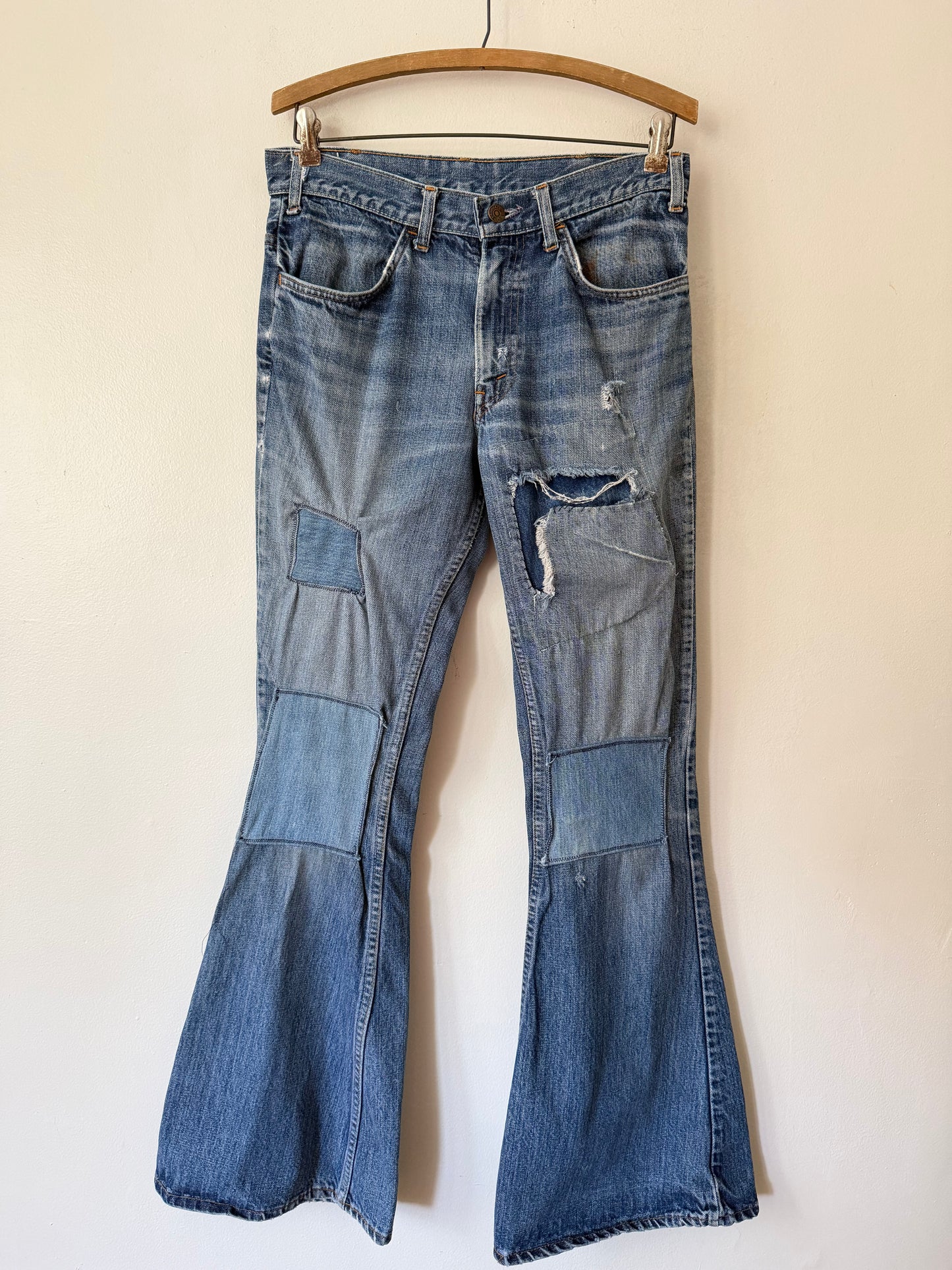 70's Levi's Orange Tab Big E Bell Bottom Jeans