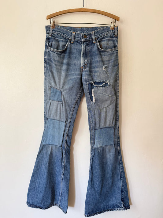 70's Levi's Orange Tab Big E Bell Bottom Jeans