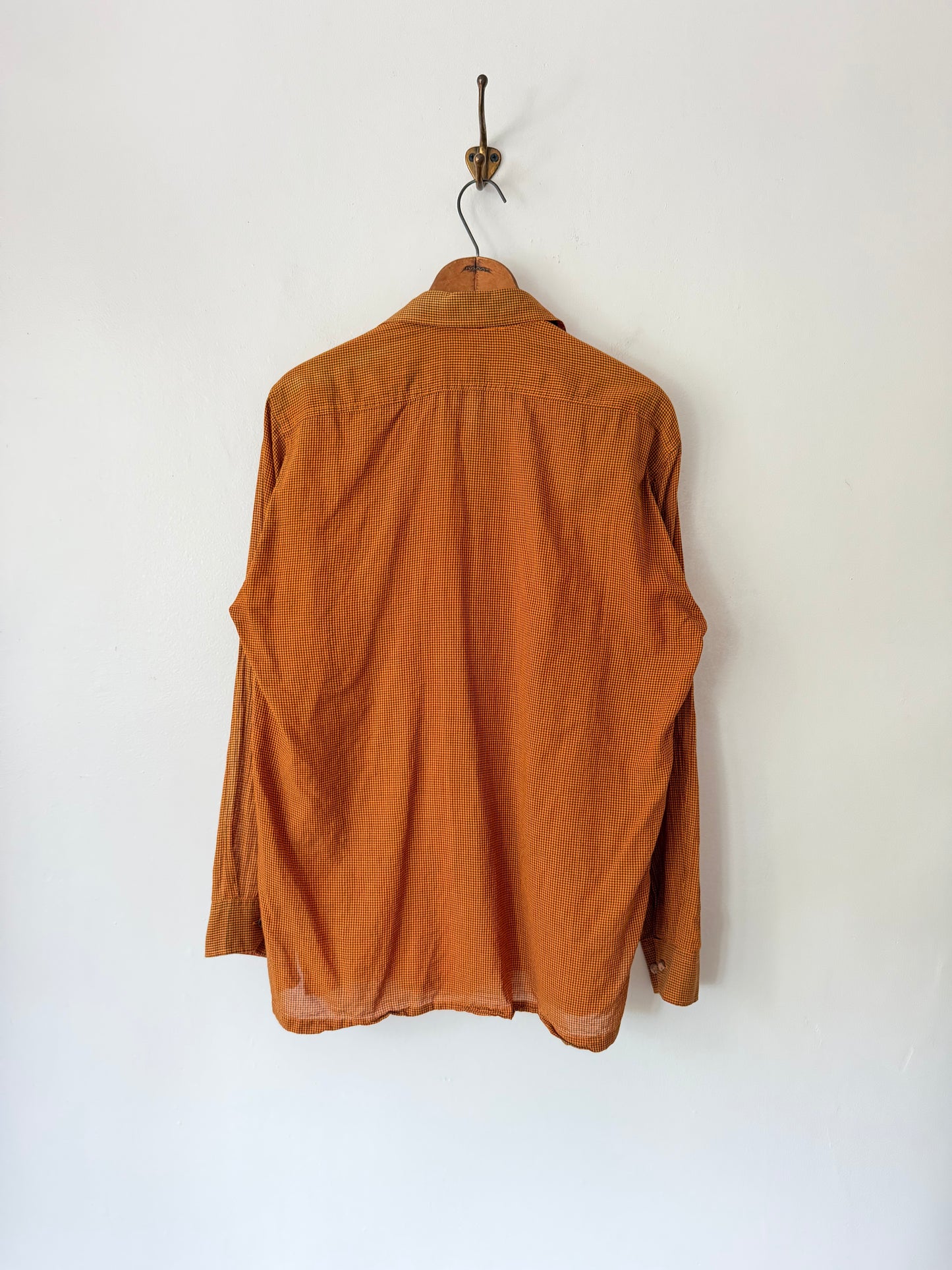 80's Scrap Pattern Paneled Shirt