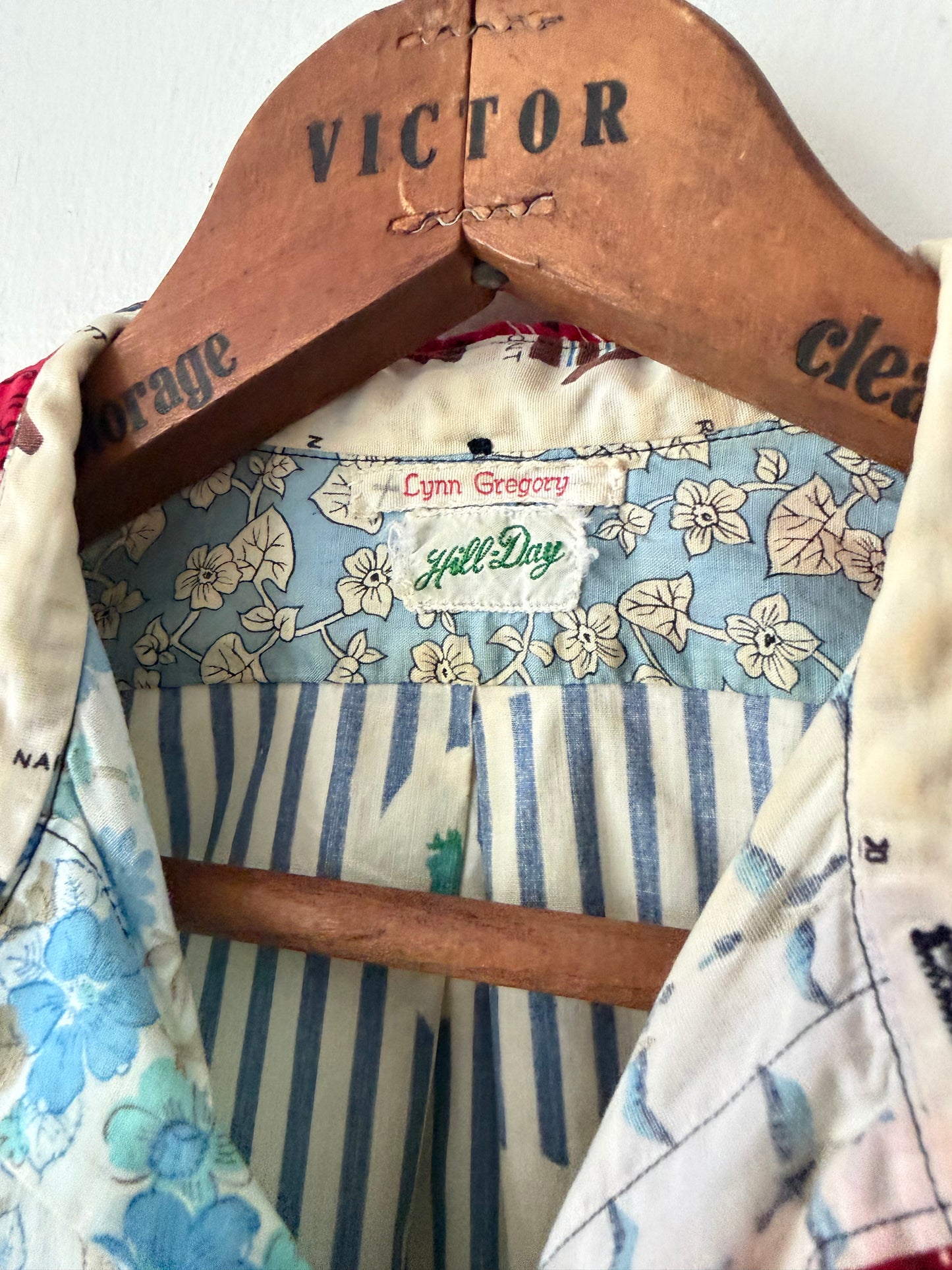 60's Hill-Day Patterned End-O-Day Shirt