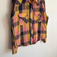 70's Westerner by Fleetline Bright Checkered Shirt