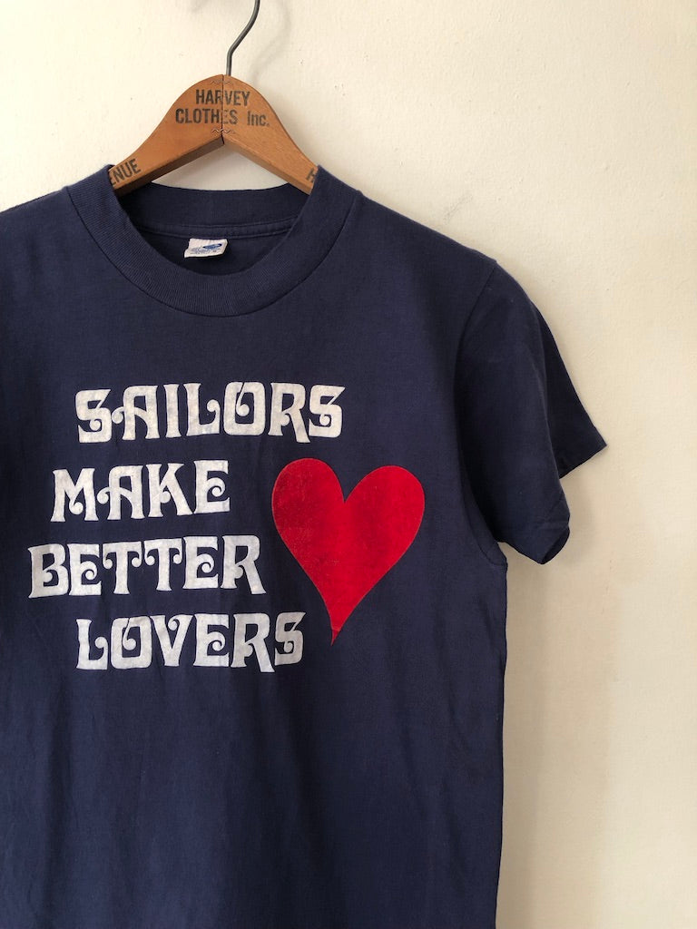 80's Sailors Make Better Lovers Flocked Shirt