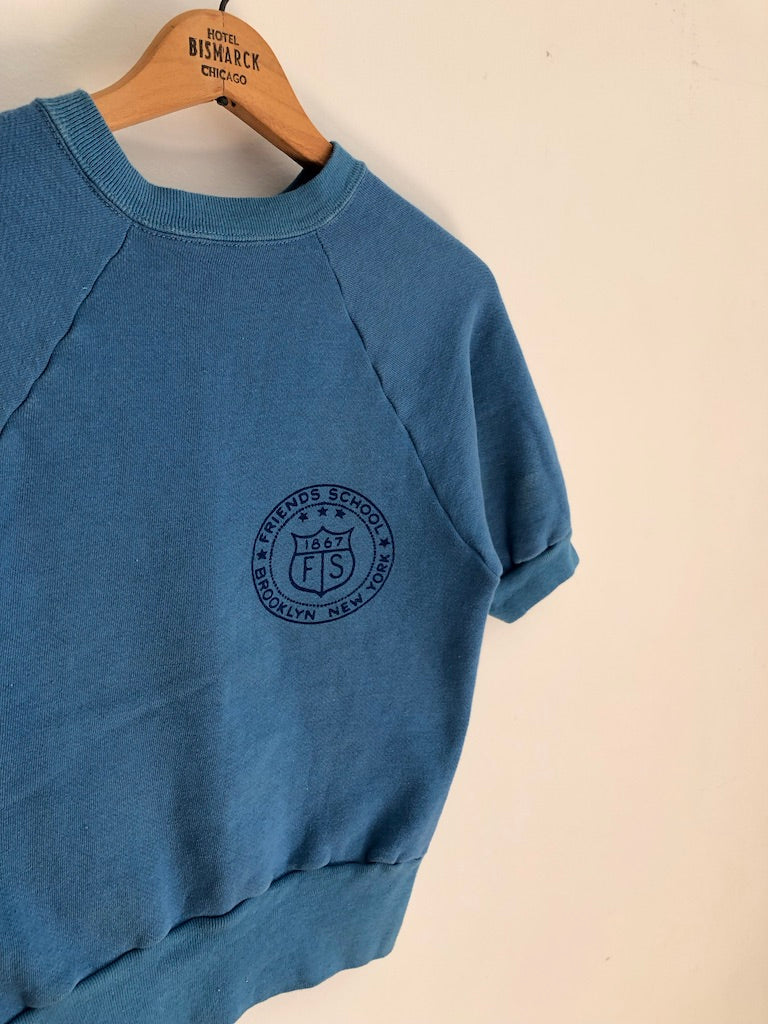 60's Friends School Brooklyn, NY Short Sleeve Sweatshirt