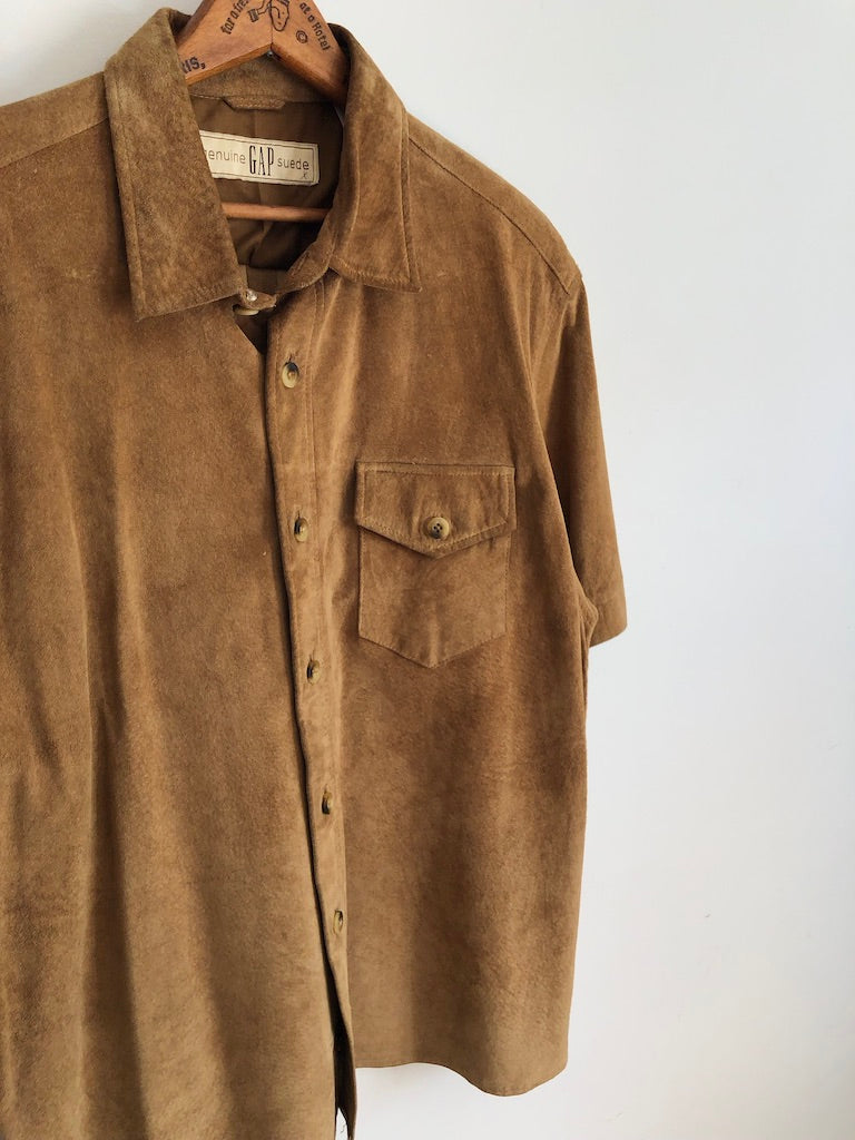 90's Gap Suede Shirt