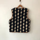 60's Geometric Sherpa Reversible Vest