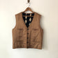 60's Geometric Sherpa Reversible Vest