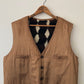 60's Geometric Sherpa Reversible Vest