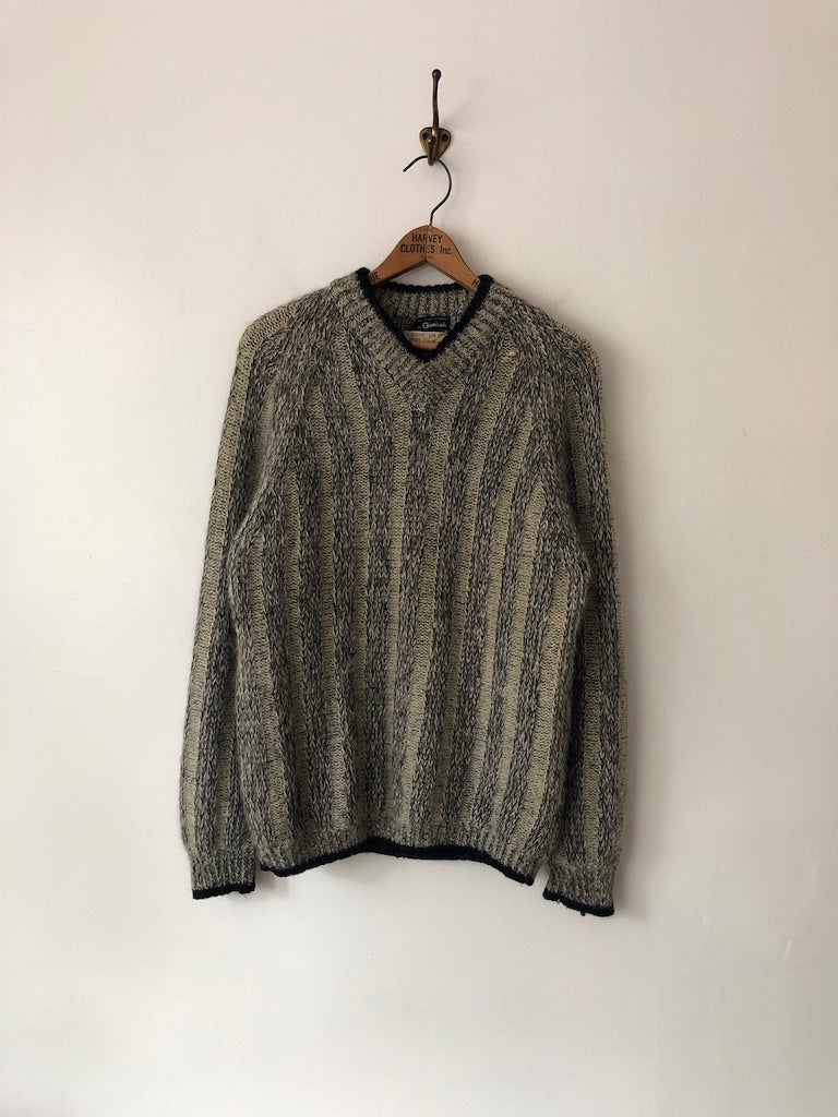 60's Gimbels Striped Mohair Sweater