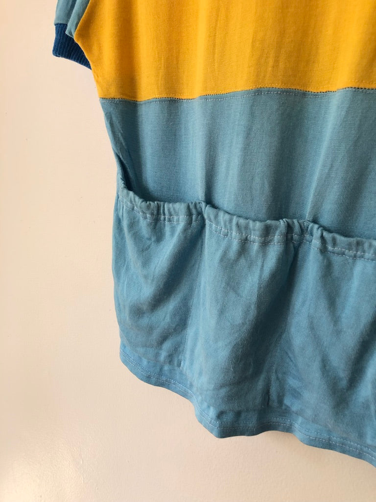 70's Goldia Two Toned Cycling Jersey