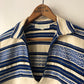 80's Greek Embroidered Striped Sailor Shirt