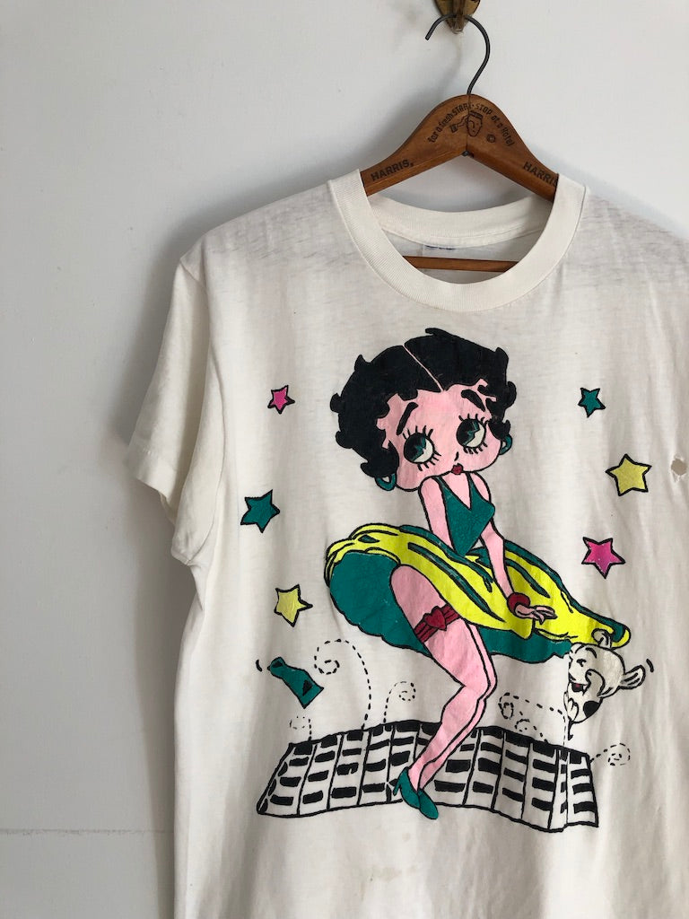 80's Hand Drawn Betty Boop Tee