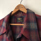 70's Hansom Rayon Shadow Plaid Flannel Shirt
