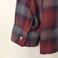 70's Hansom Rayon Shadow Plaid Flannel Shirt