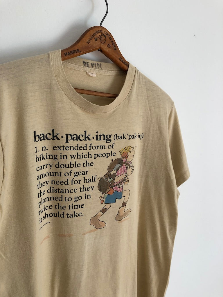 80's Backpacking Definition Tee