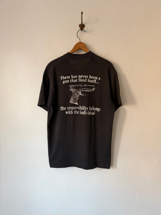 90's Binghamton Gun Safety Pocket Shirt