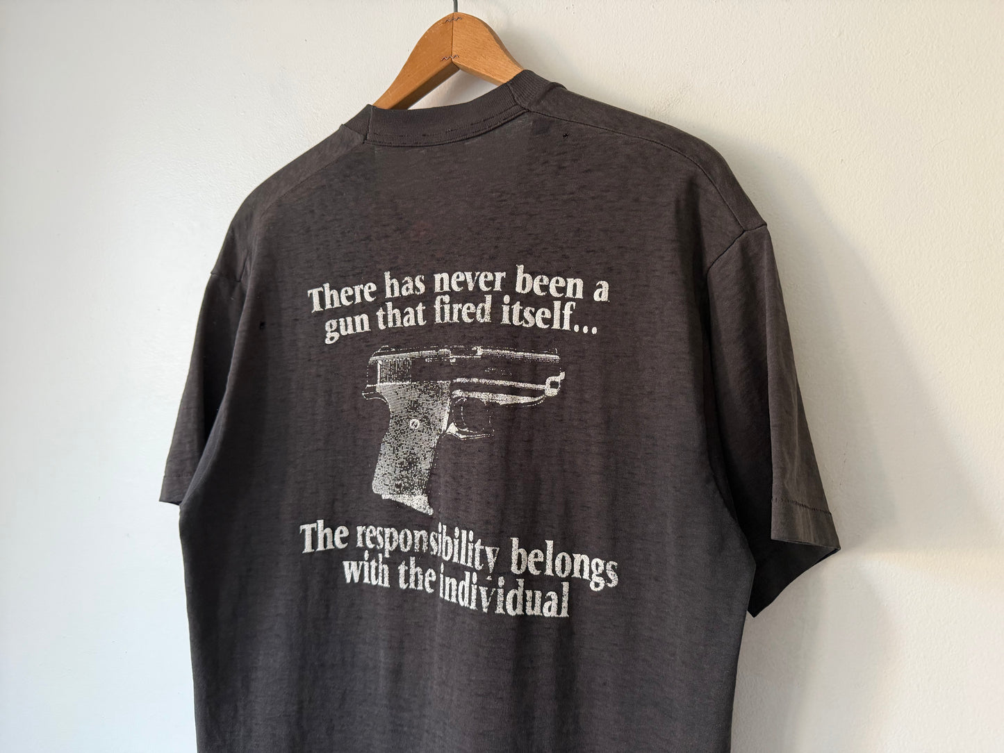 90's Binghamton Gun Safety Pocket Shirt