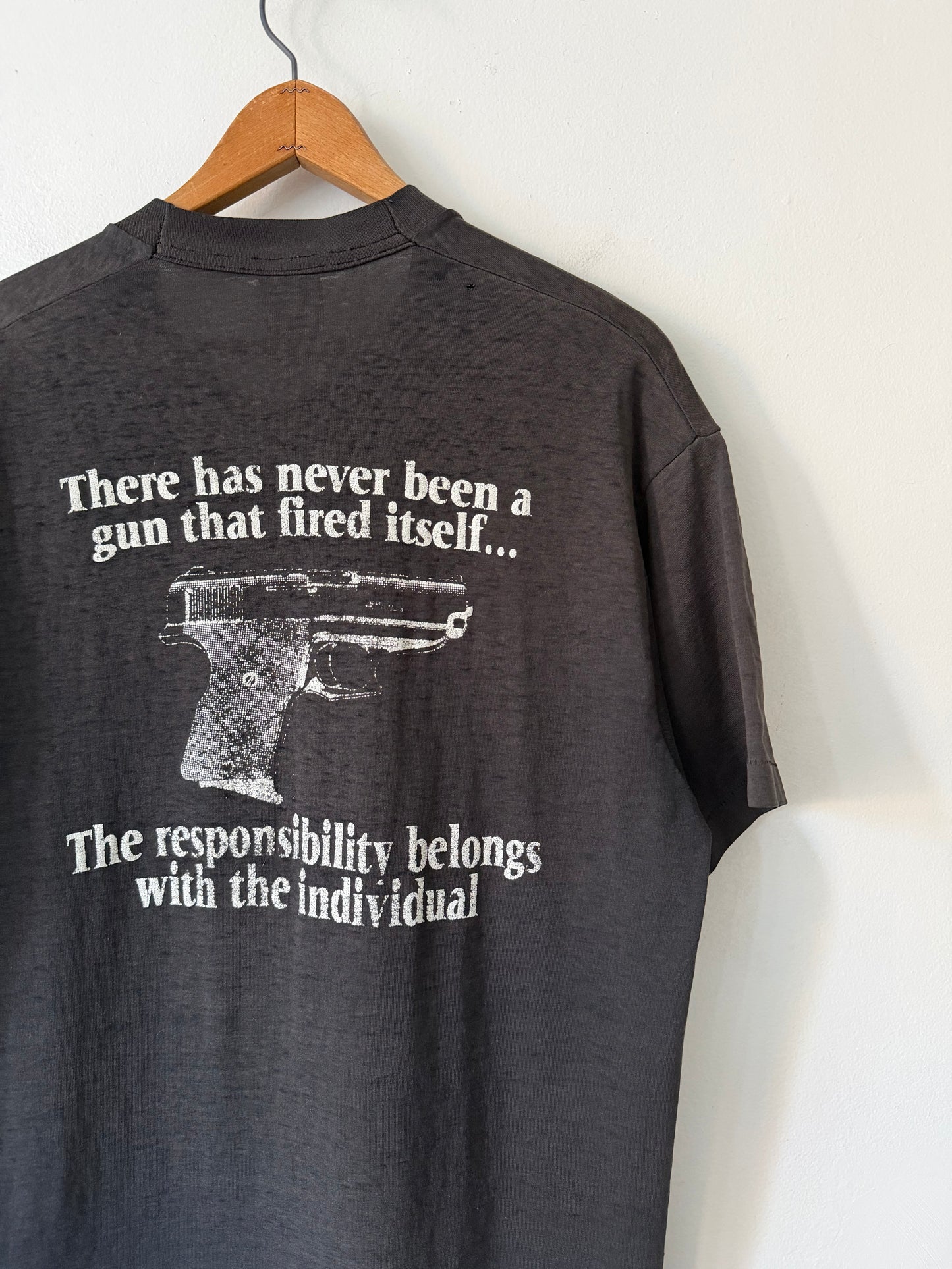 90's Binghamton Gun Safety Pocket Shirt