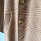 80's Polo Ralph Lauren Glen Check Wool Coat