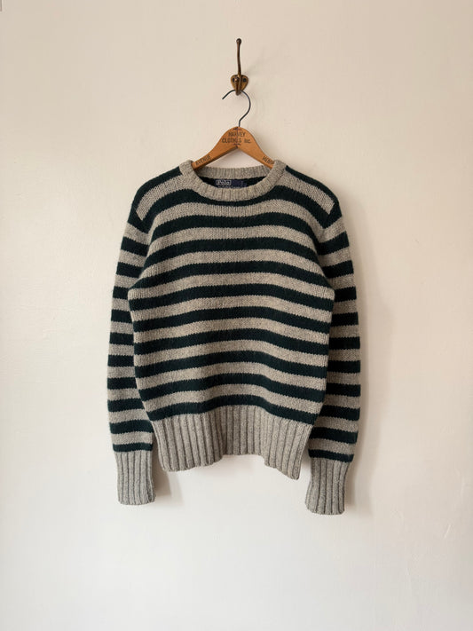 90's Polo Ralph Lauren Striped Wool Sweater