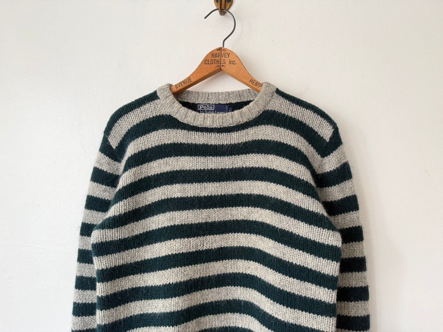 90's Polo Ralph Lauren Striped Wool Sweater