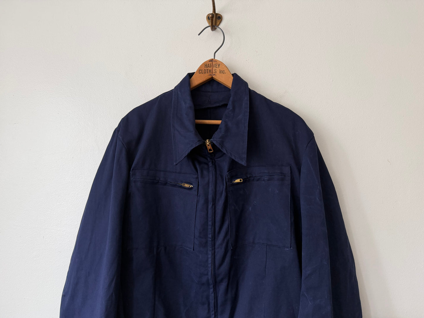 80's French Cyclist Zip Up Jacket