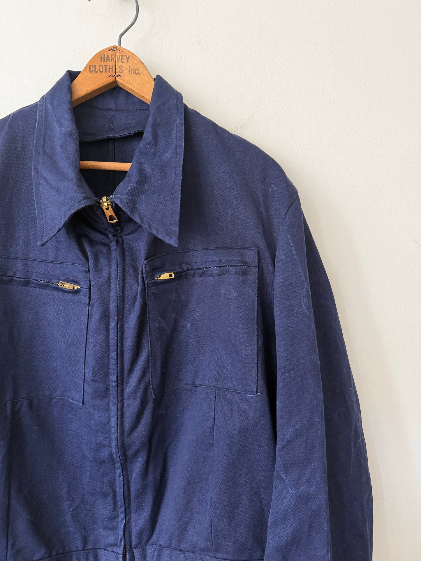 80's French Cyclist Zip Up Jacket