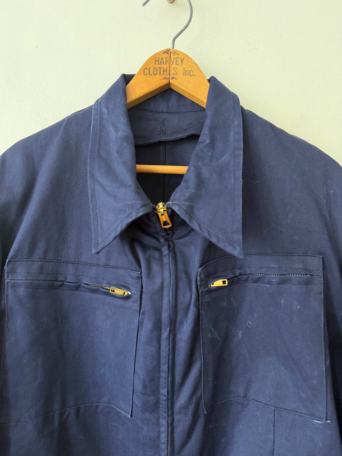 80's French Cyclist Zip Up Jacket