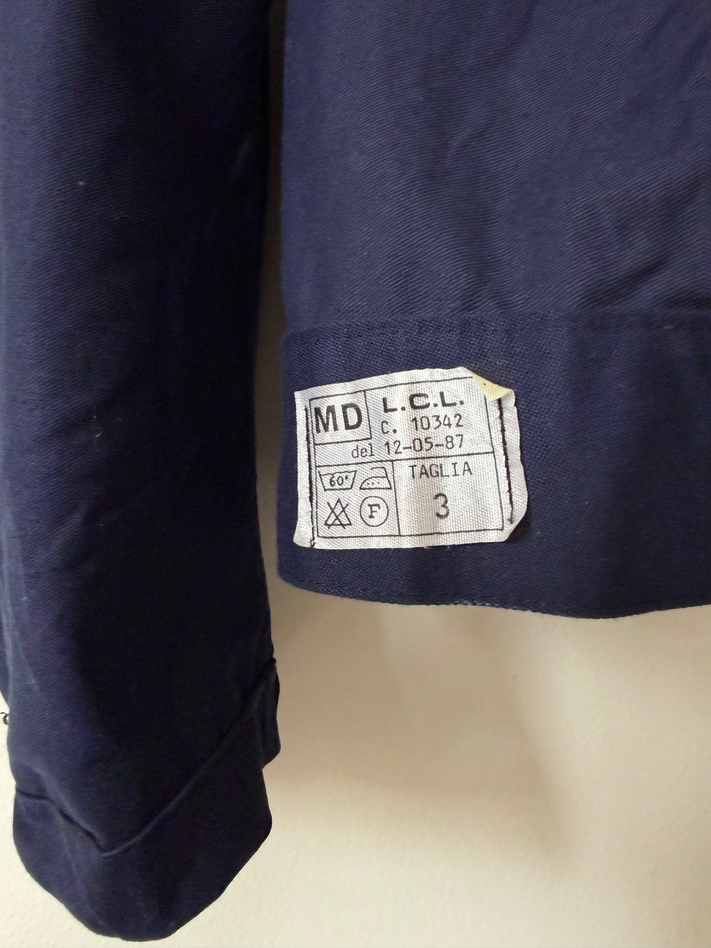 80's French Cyclist Zip Up Jacket