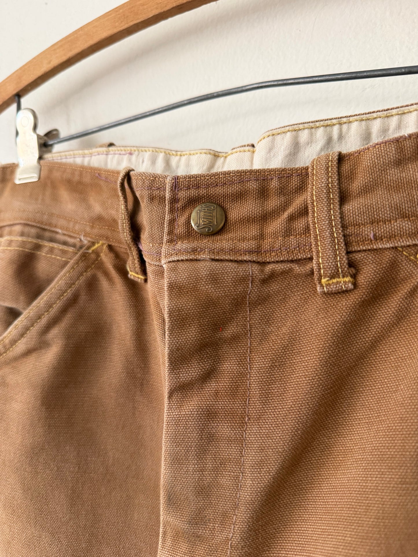 60's Smith's Union Made Canvas Double Knee Work Pants