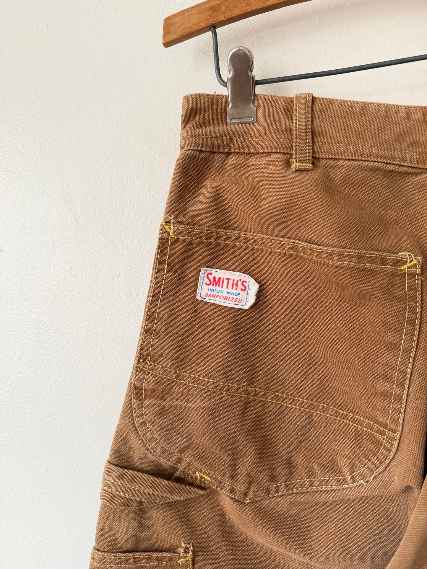 60's Smith's Union Made Canvas Double Knee Work Pants