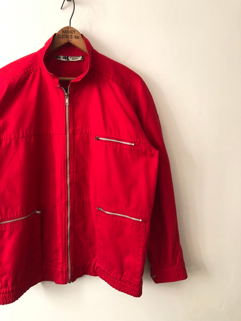 80's Kansai Yamamoto Women's Zipper Jacket