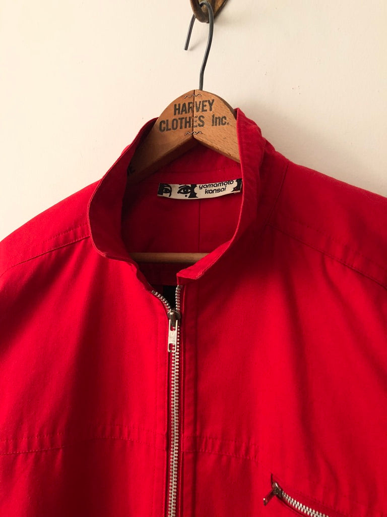 80's Kansai Yamamoto Women's Zipper Jacket