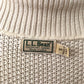 80's L.L. Bean Fisherman Collared Pocket Sweater