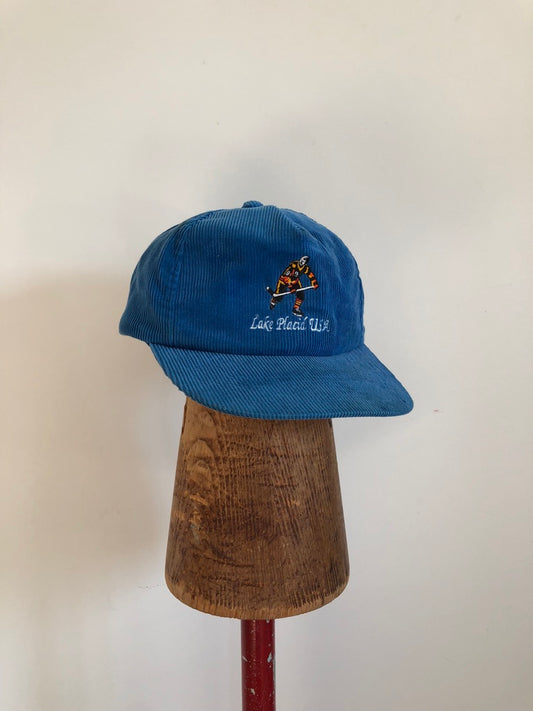 80's Lake Placid Hockey Corduroy Hat