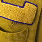 40's Lamb Knit Wool Letterman Cardigan