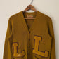 40's Lamb Knit Wool Letterman Cardigan
