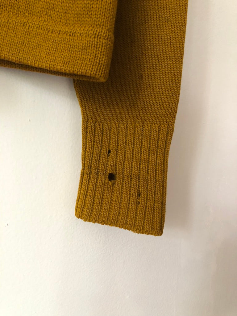 40's Lamb Knit Wool Letterman Cardigan